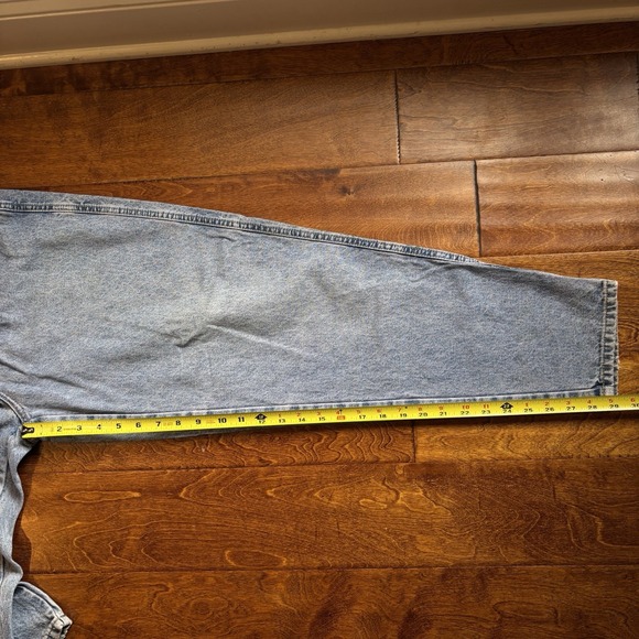 VTG Brittania Jeans Women's 80's Denim Pleated Tapered High Rise 10 Light Wash - Picture 14 of 16